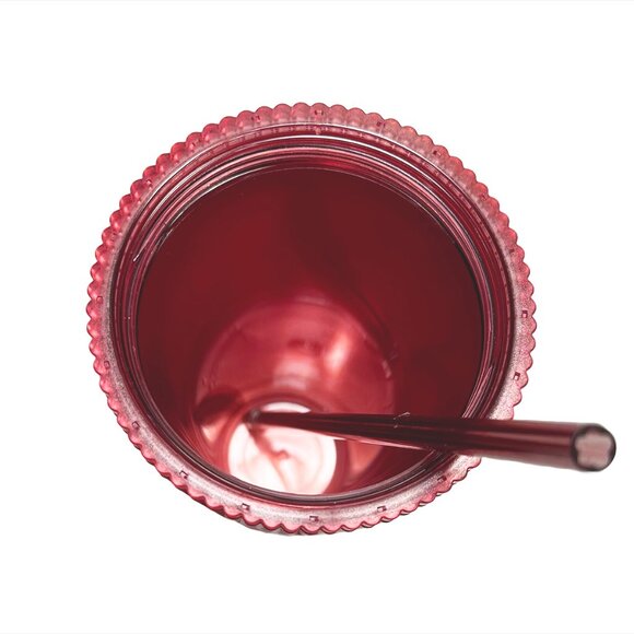 2022 STARBUCKS Venti Tumbler Cold Cup - 24oz - Pink Pearl Mermaid Scales - Picture 4 of 5